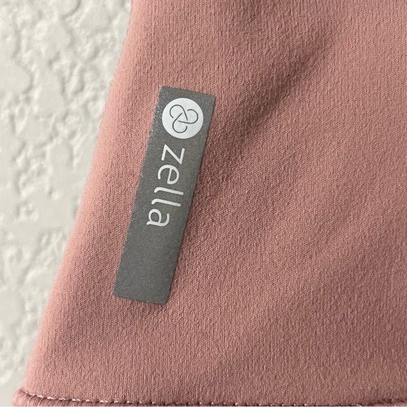 Zella High Waist Dusty Rose Pink Leggings Comfortable Stylish Size M - Picture 6 of 9